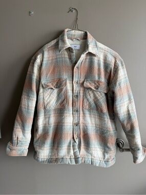 TNA Prospect Shirt Jacket Plaid Lightweight